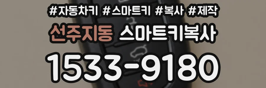 선주지동 스마트키복사