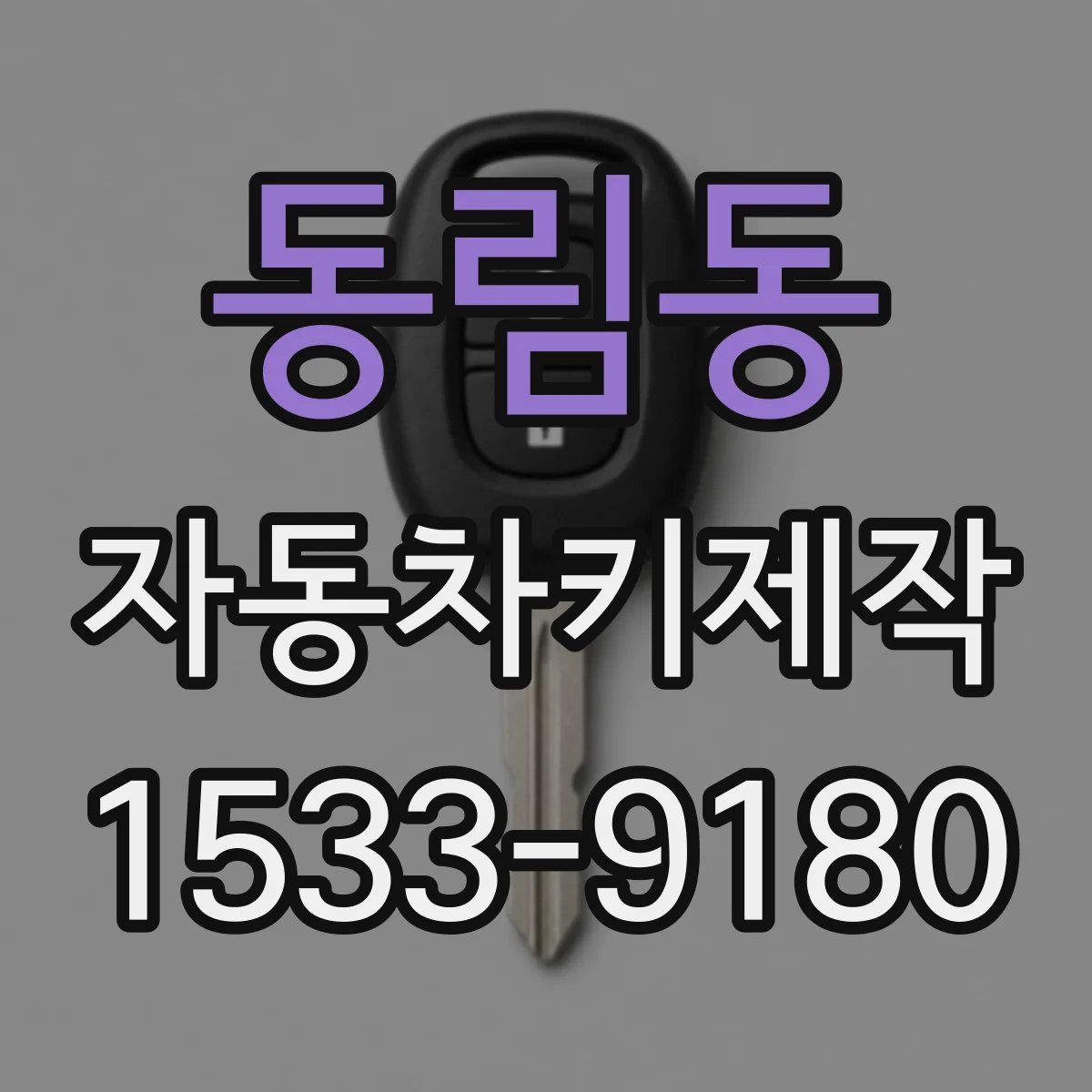 동림동 자동차키제작