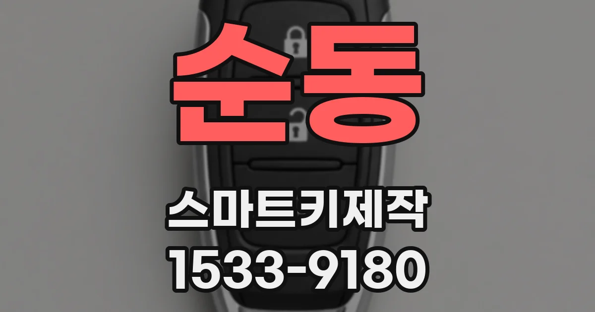 순동 스마트키제작