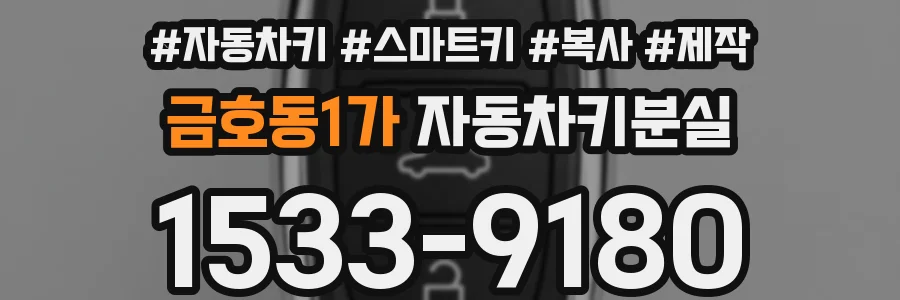 금호동1가 자동차키분실