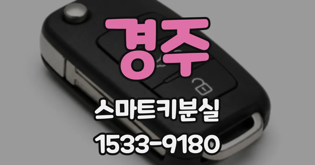 경주 스마트키분실