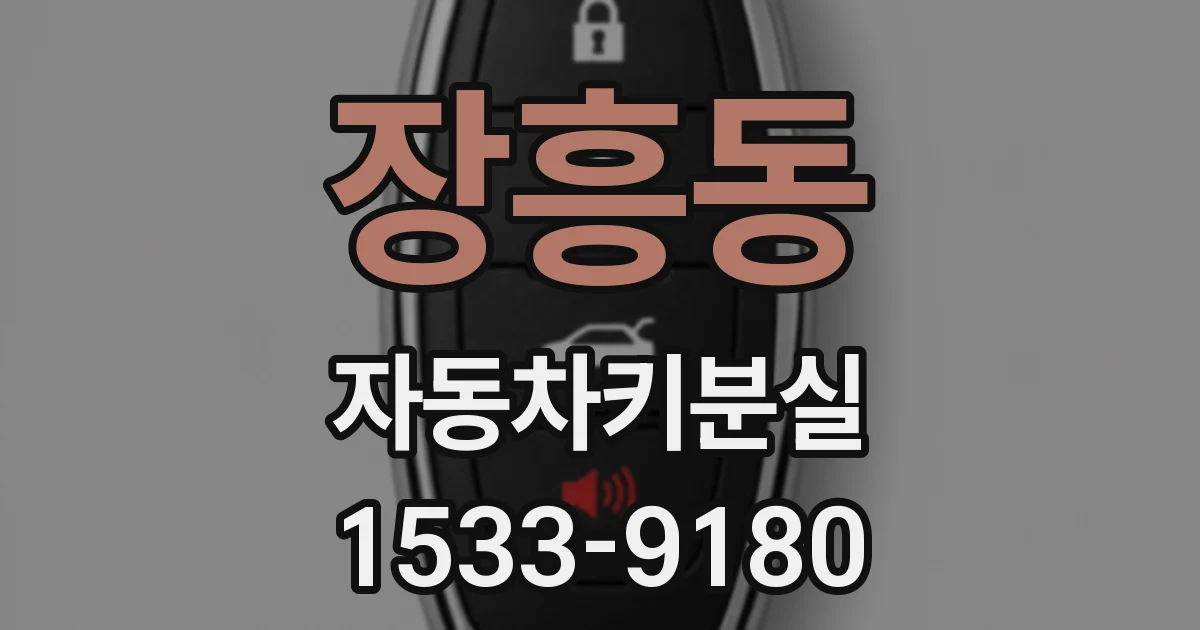 장흥동 자동차키분실