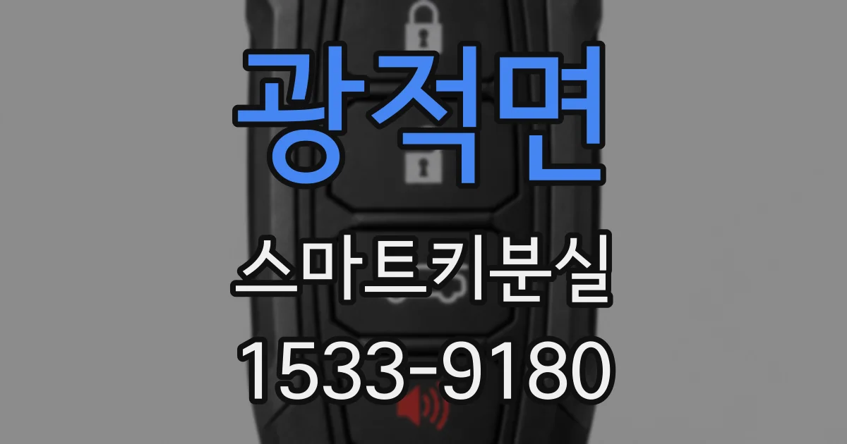 광적면 스마트키분실