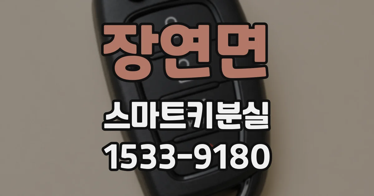 장연면 스마트키분실