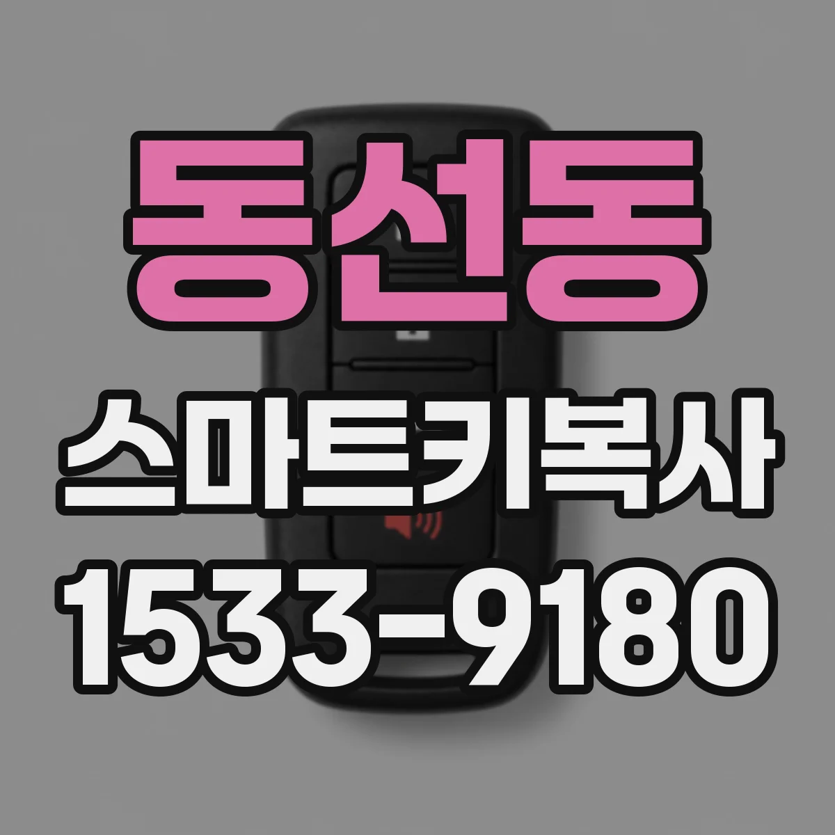 동선동 스마트키복사