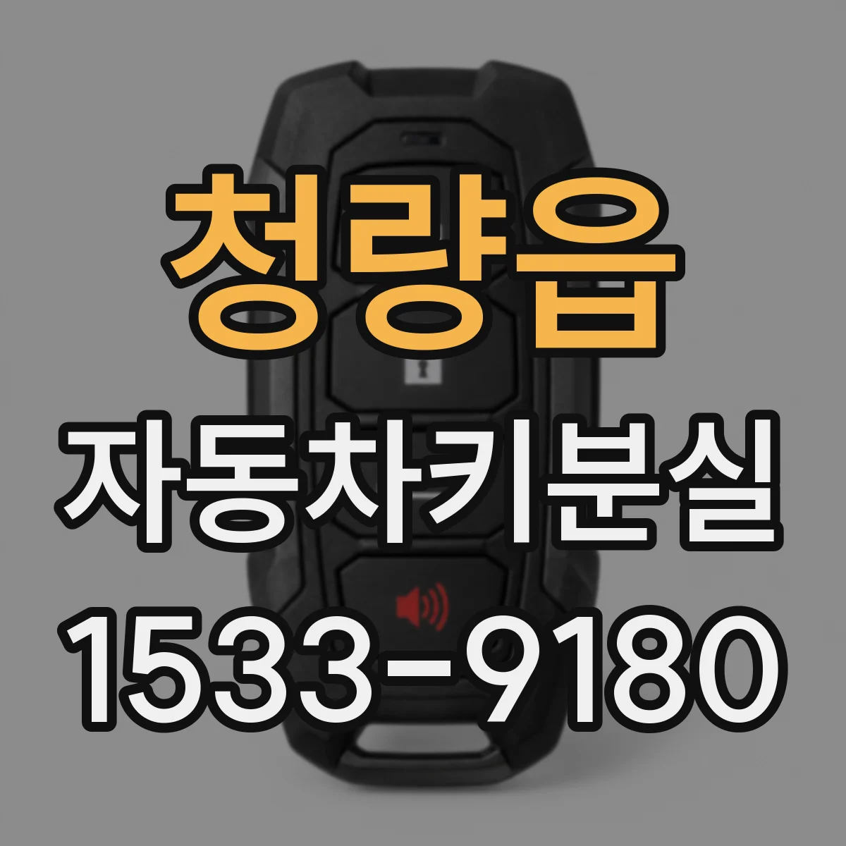 청량읍 자동차키분실