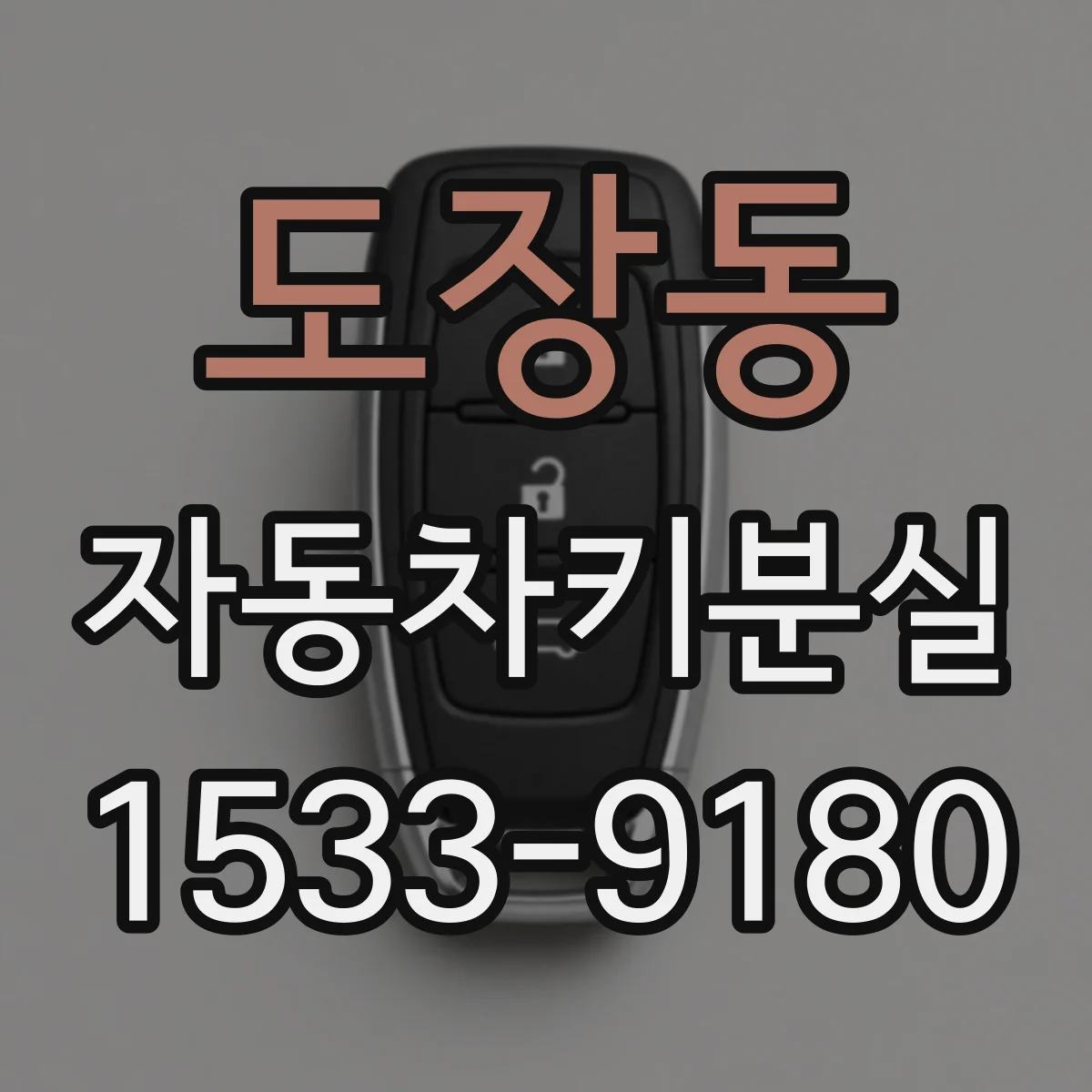 도장동 자동차키분실
