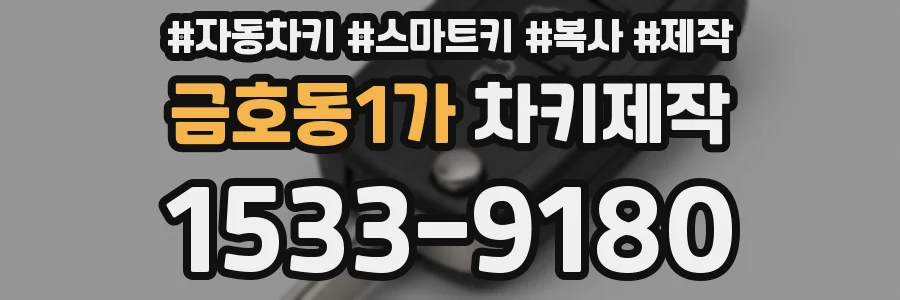 금호동1가 차키제작