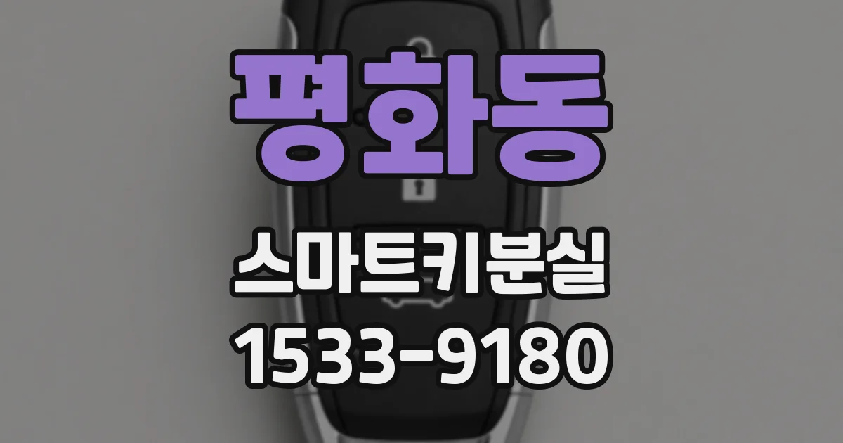 평화동 스마트키분실