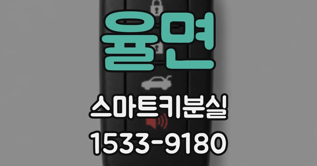 율면 스마트키분실