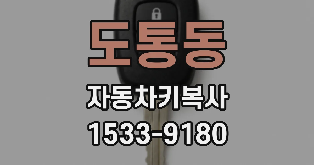 도통동 자동차키복사