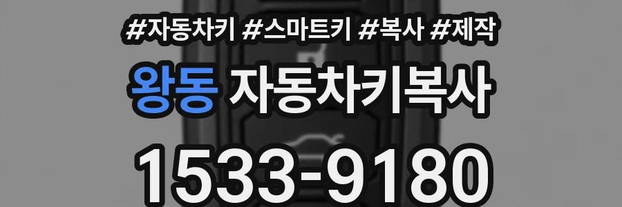 왕동 자동차키복사