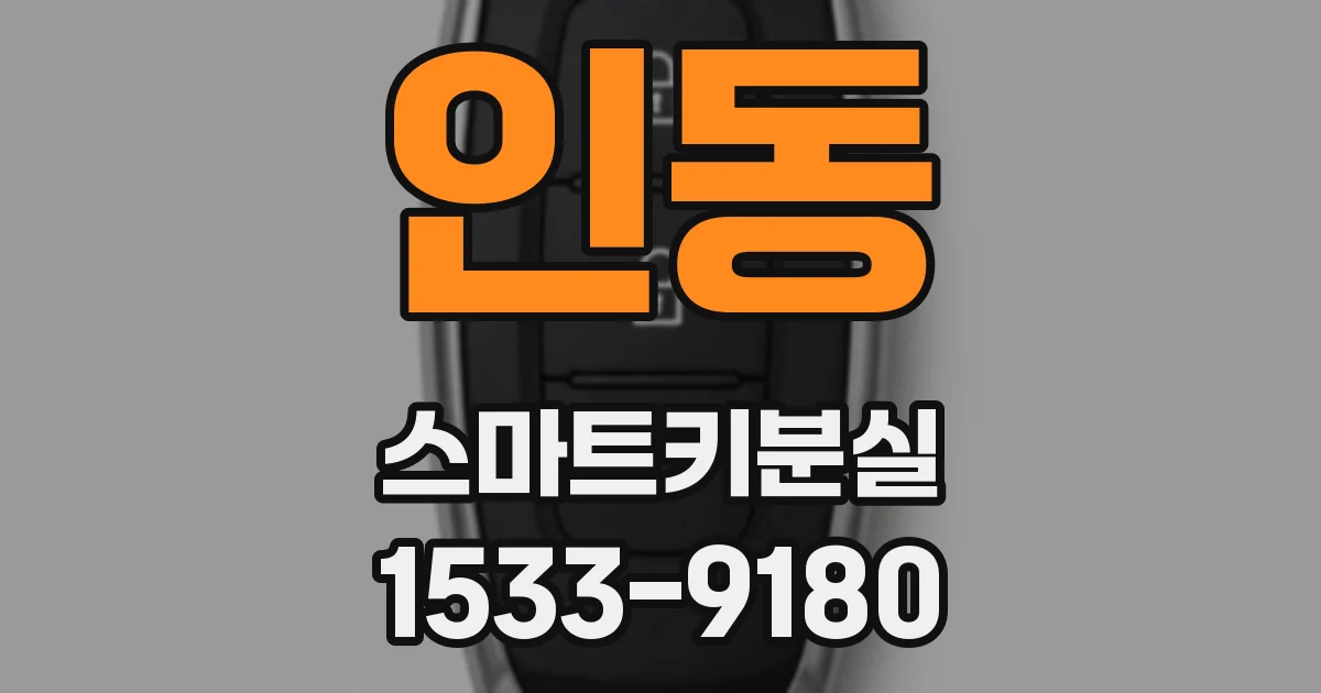 인동 스마트키분실