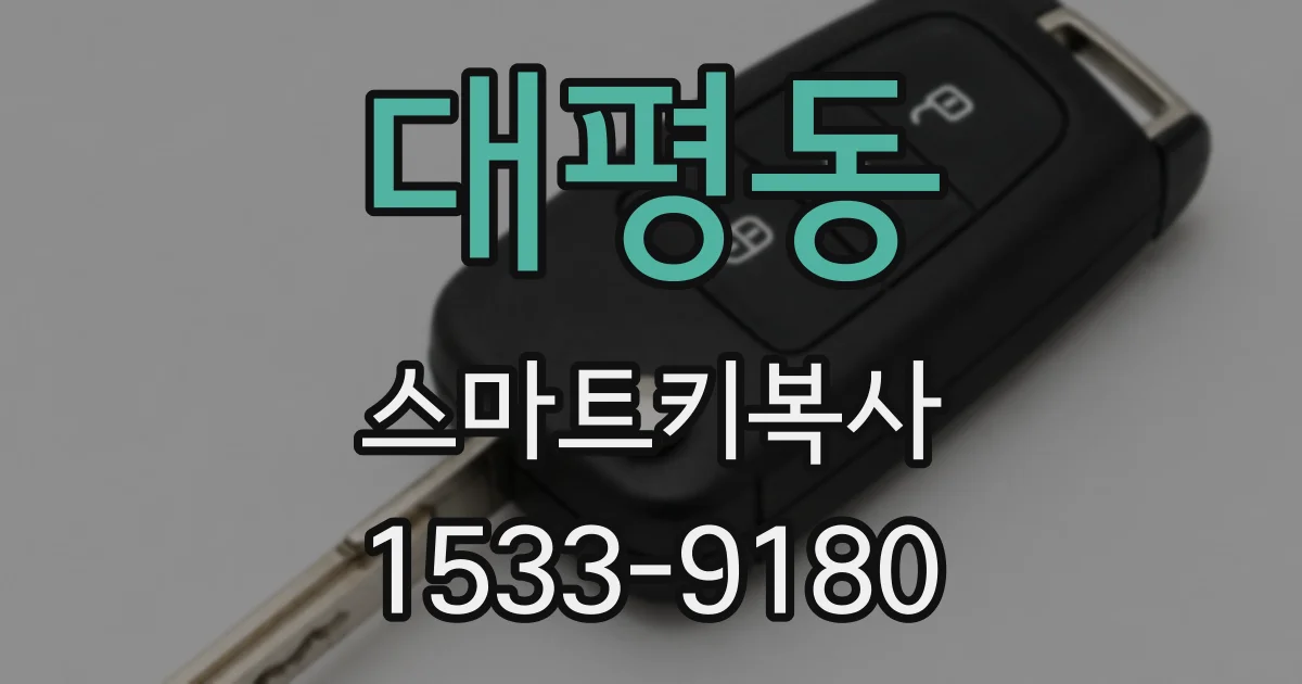 대평동 스마트키복사
