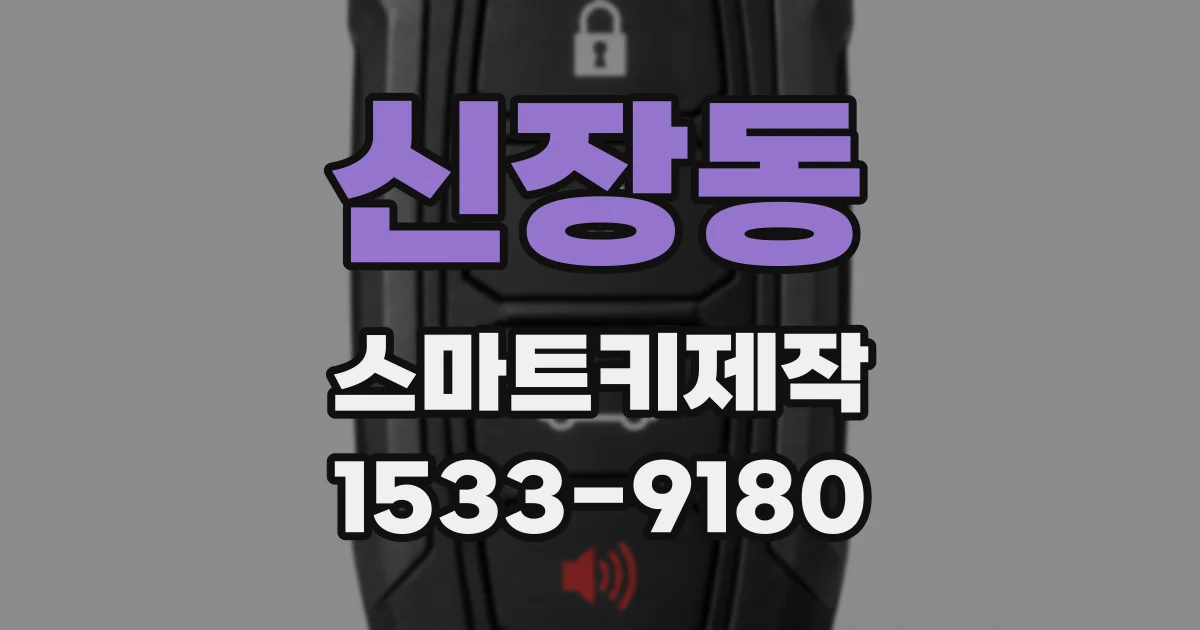 신장동 스마트키제작