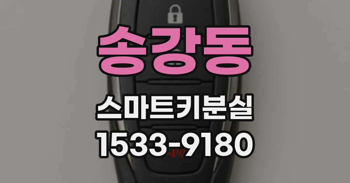 송강동 스마트키분실
