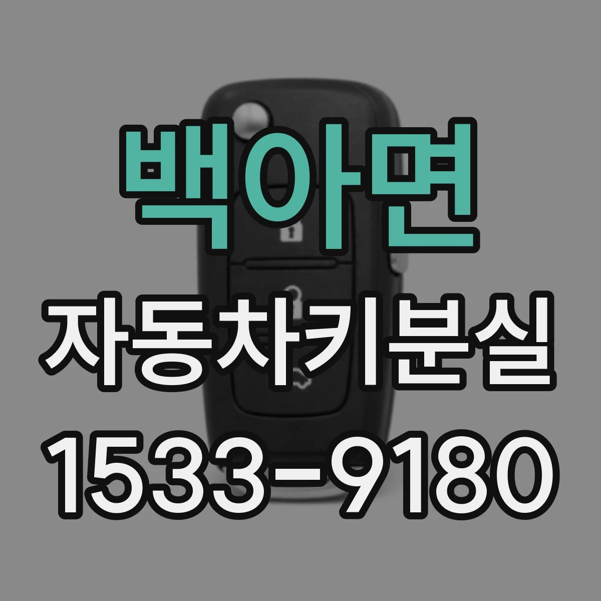 백아면 자동차키분실