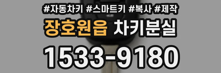 장호원읍 차키분실