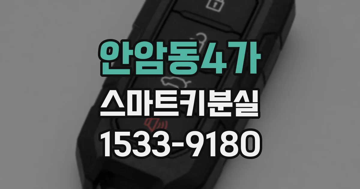 안암동4가 스마트키분실