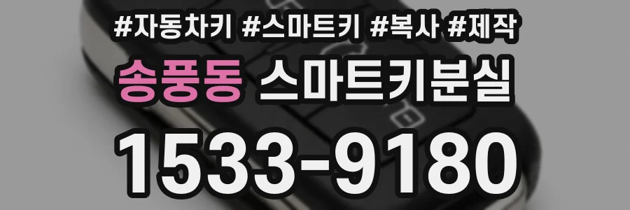송풍동 스마트키분실