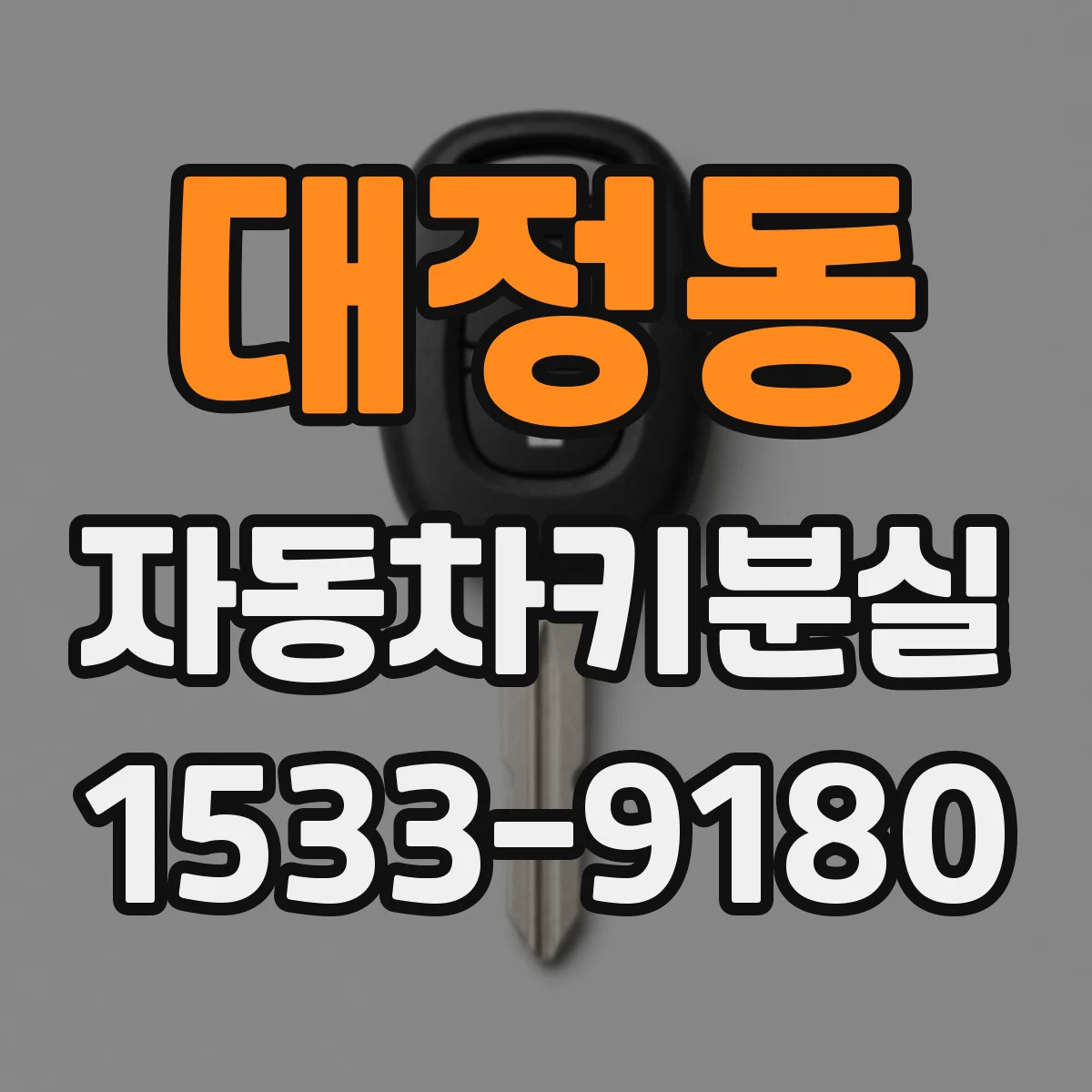 대정동 자동차키분실