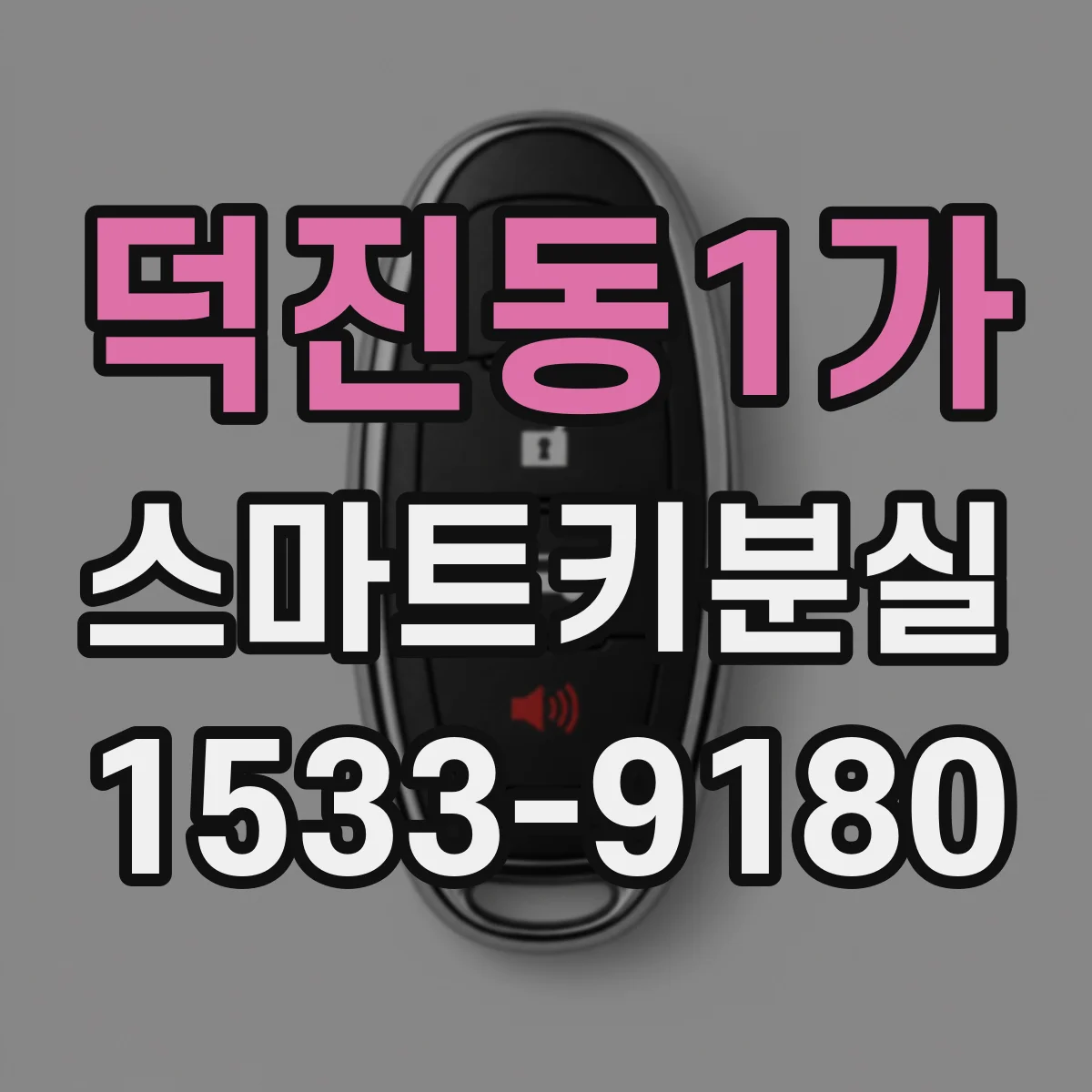 덕진동1가 스마트키분실