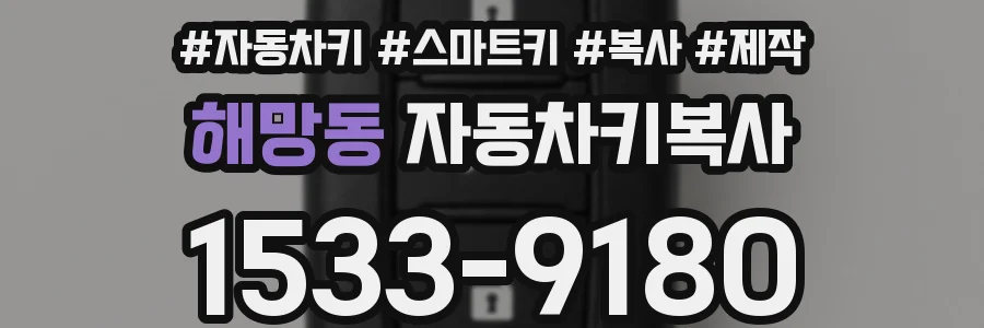 해망동 자동차키복사
