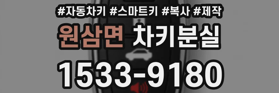 원삼면 차키분실