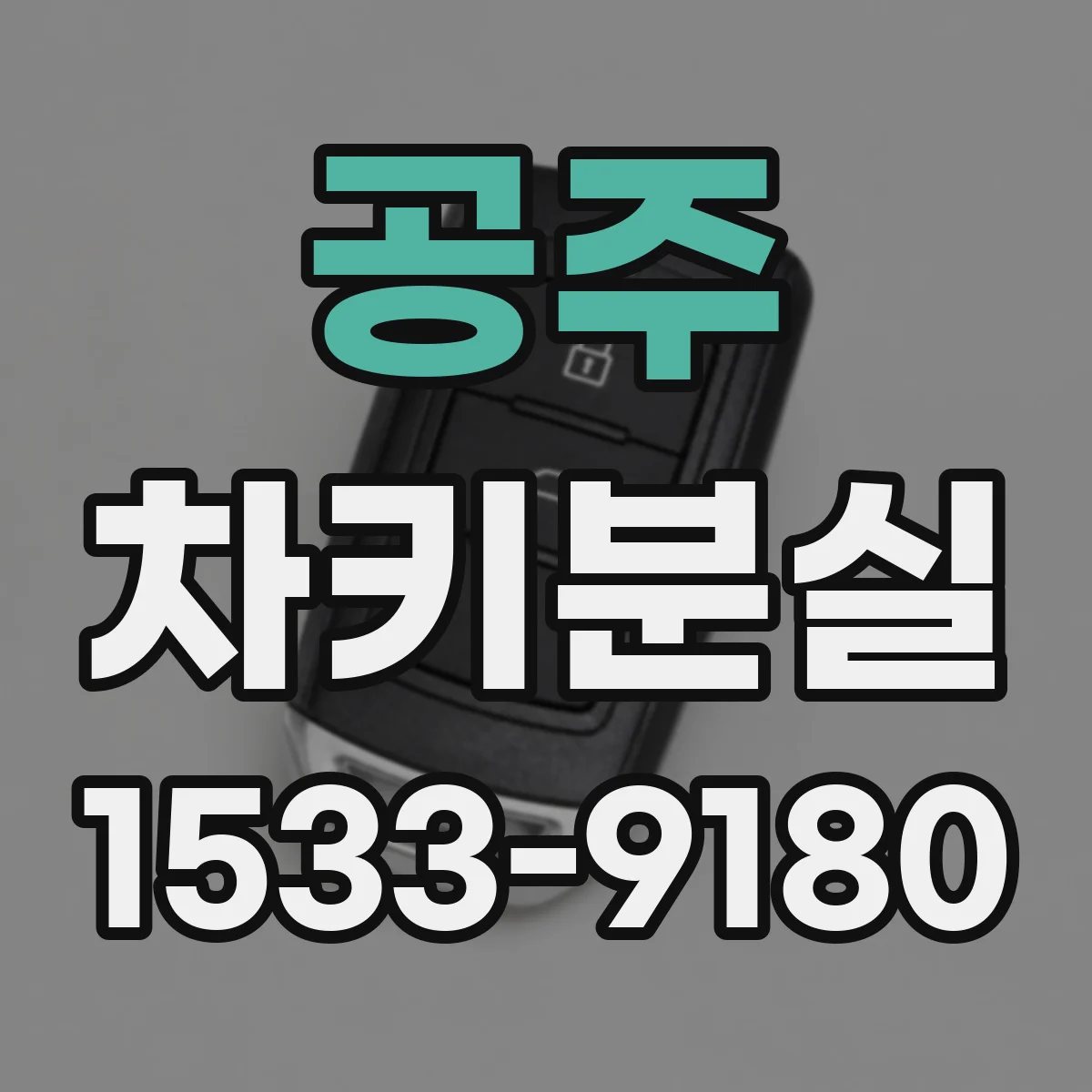 공주 차키분실