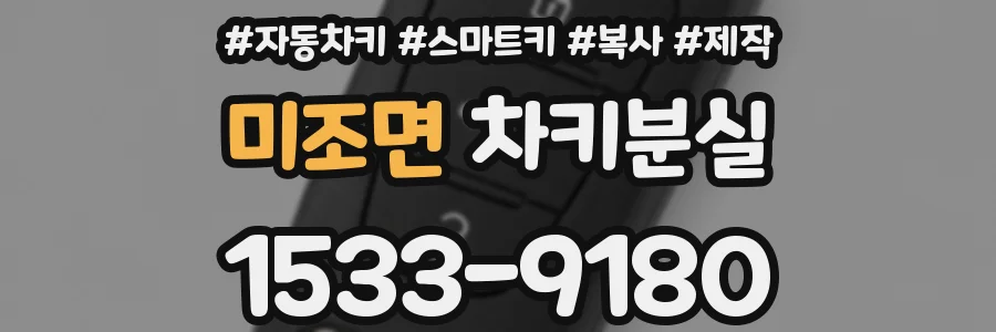 미조면 차키분실