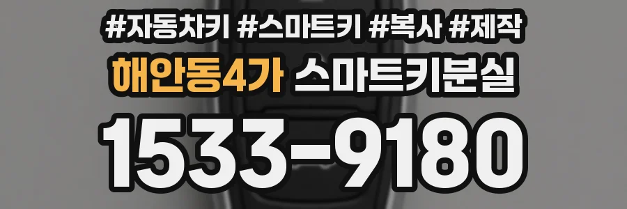 해안동4가 스마트키분실