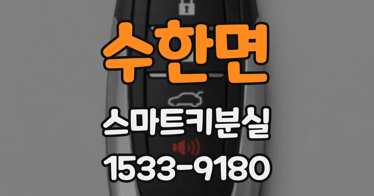 수한면 스마트키분실