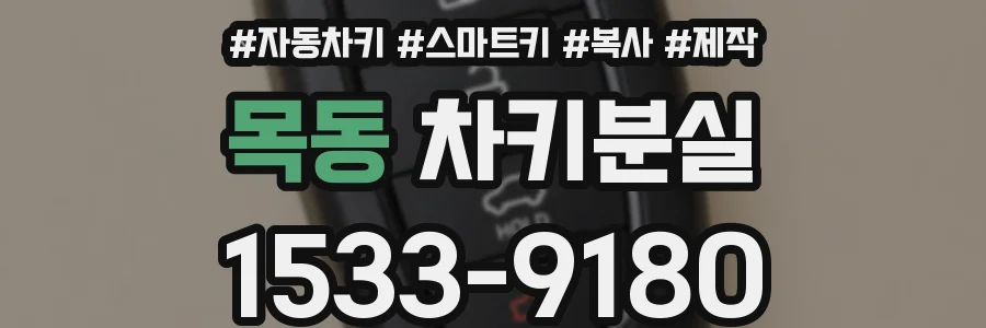 목동 차키분실