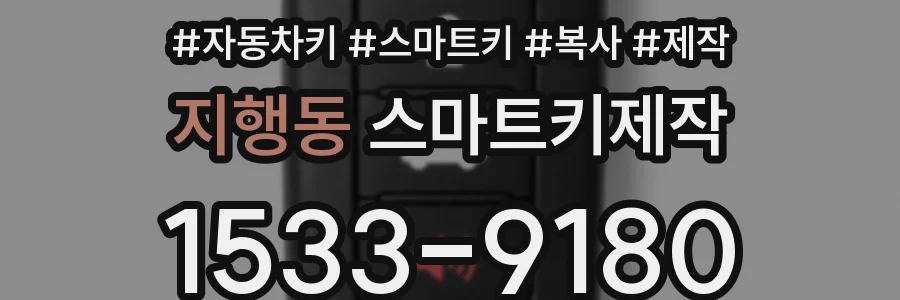 지행동 스마트키제작