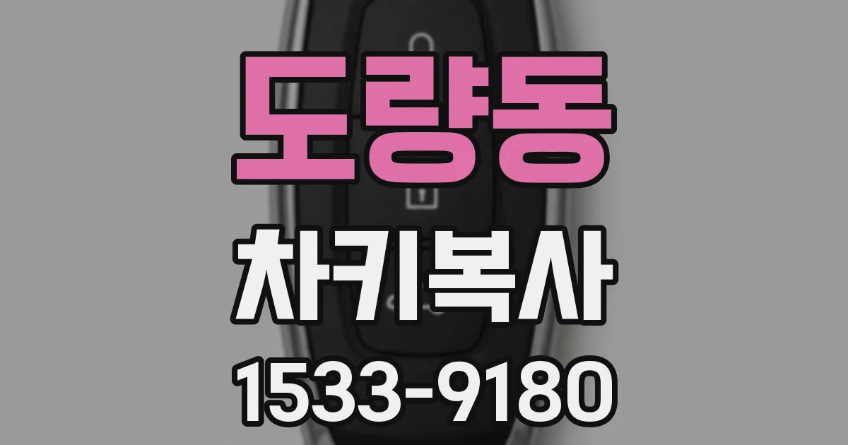 도량동 차키복사