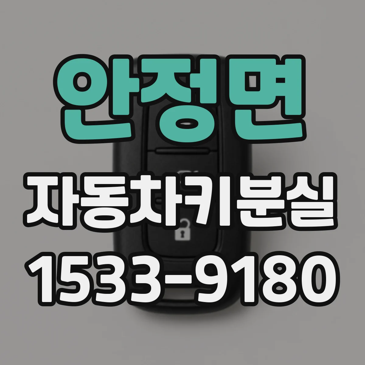 안정면 자동차키분실