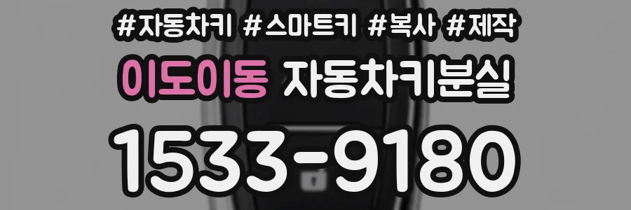 이도이동 자동차키분실