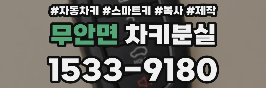 무안면 차키분실