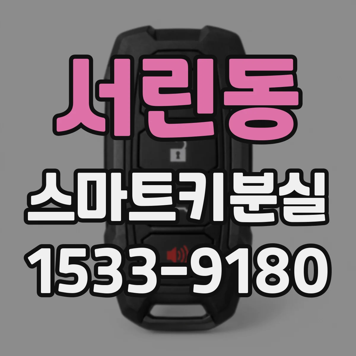 서린동 스마트키분실