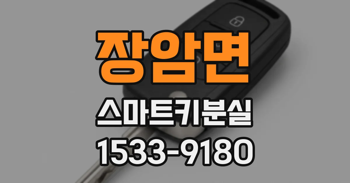 장암면 스마트키분실