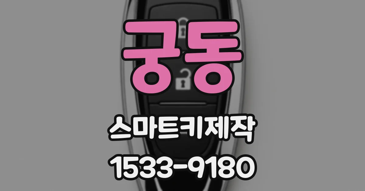 궁동 스마트키제작