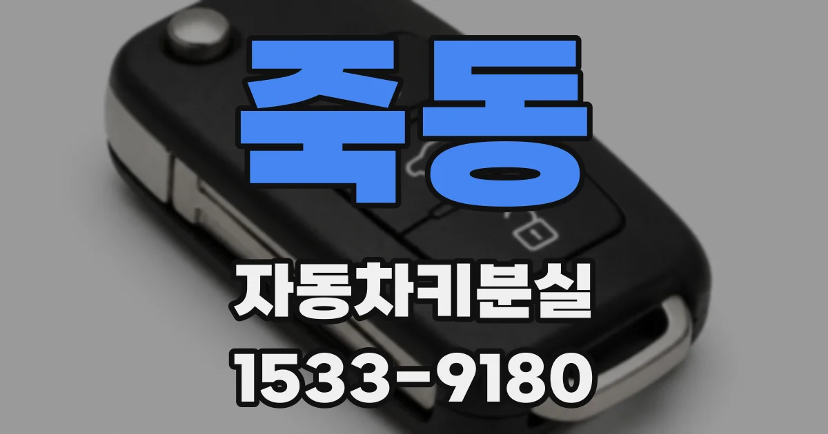 죽동 자동차키분실