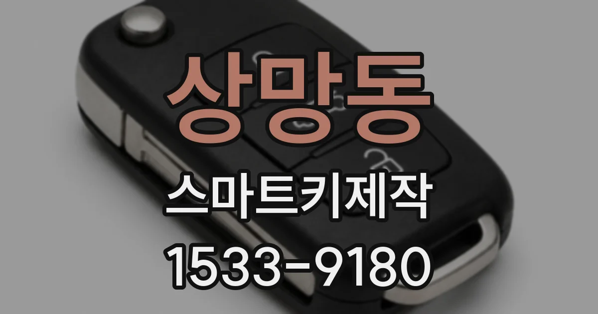 상망동 스마트키제작