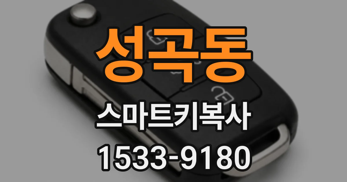 성곡동 스마트키복사