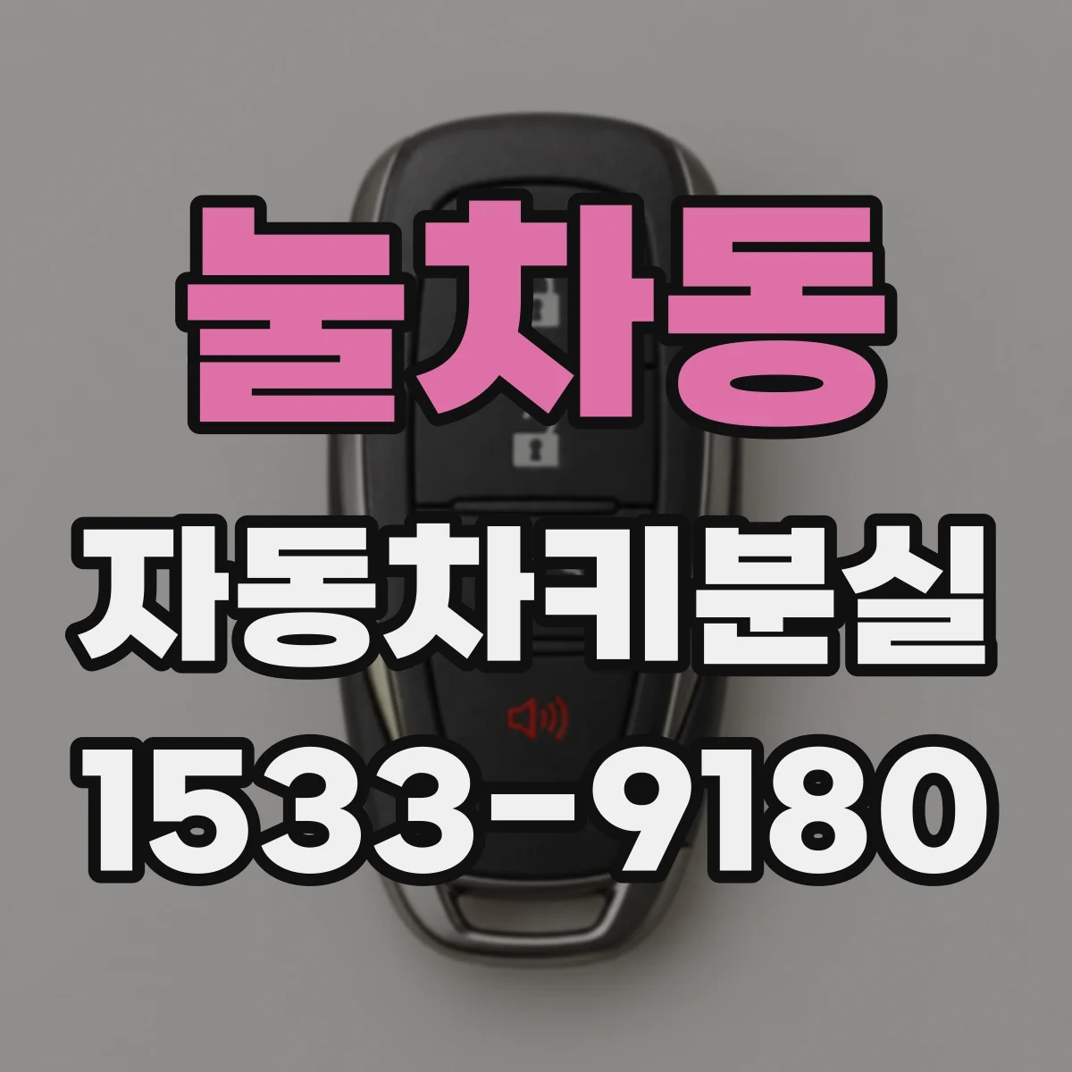눌차동 자동차키분실