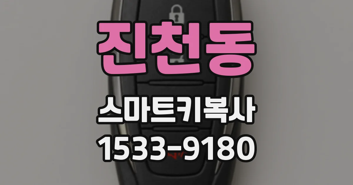 진천동 스마트키복사