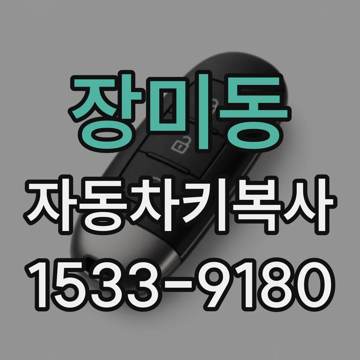 장미동 자동차키복사
