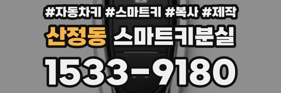 산정동 스마트키분실
