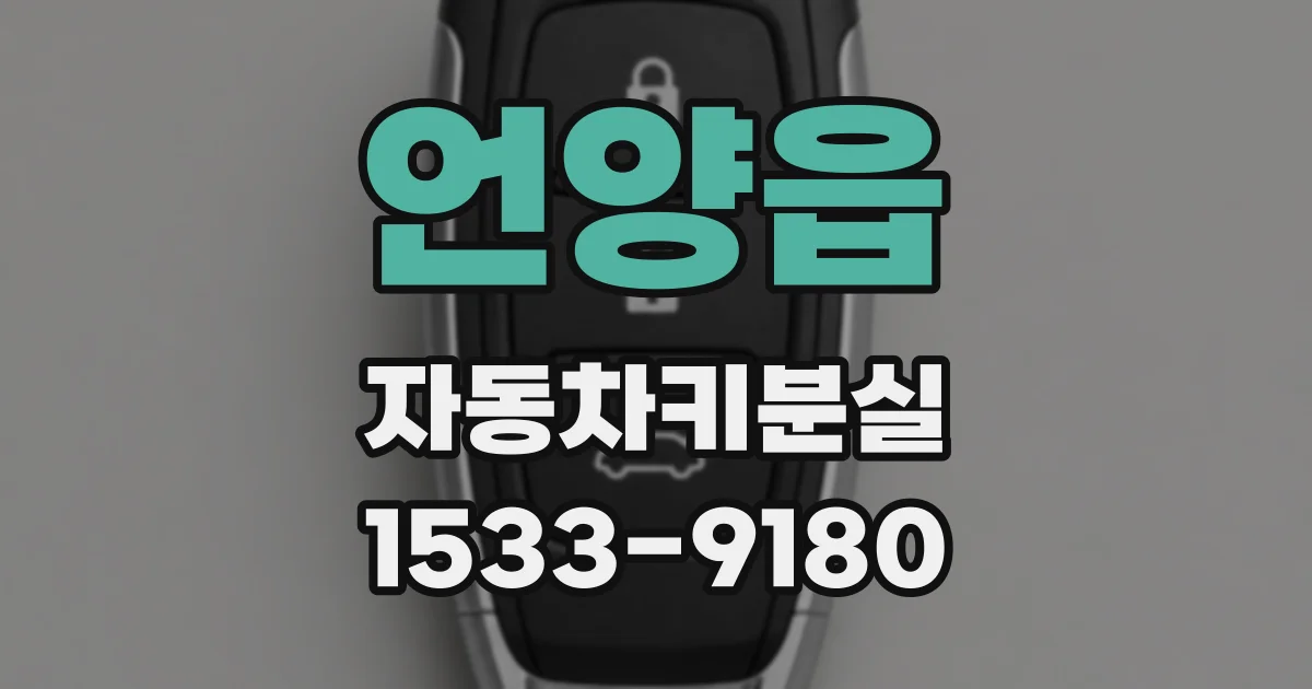 언양읍 자동차키분실
