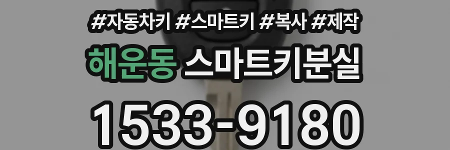 해운동 스마트키분실